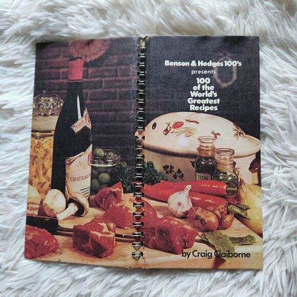 Benson & Hedges 100 of the World's Greatest Recipes Wired Bound 1976 Vintage - Picture 3 of 7